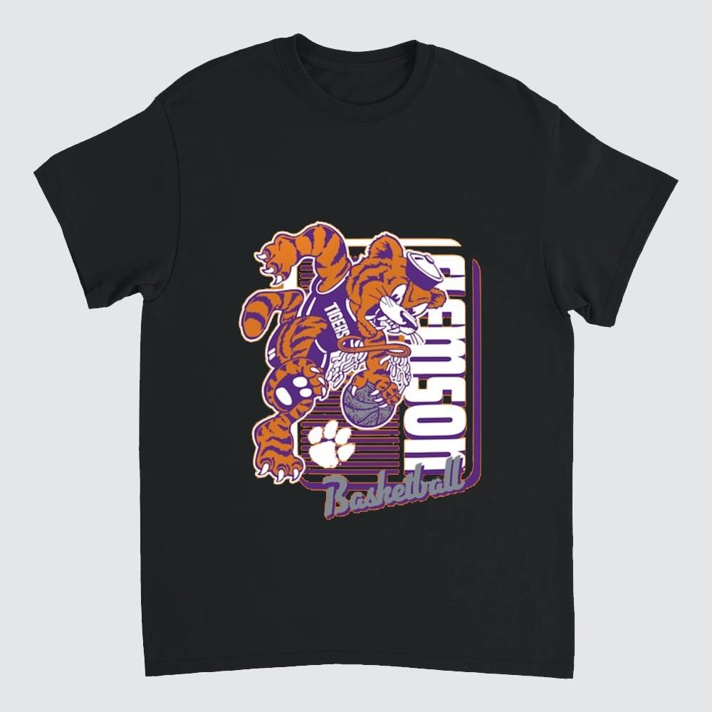 Clemson Tigers Comfort Colors Mascot Dunk 2025 Shirt