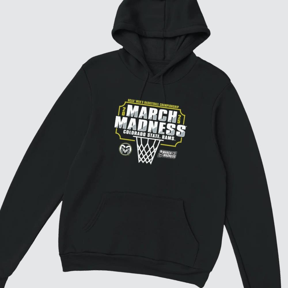 Colorado State Rams Men's Basketball 2025 NCAA Men's Tournament Bound hoodie