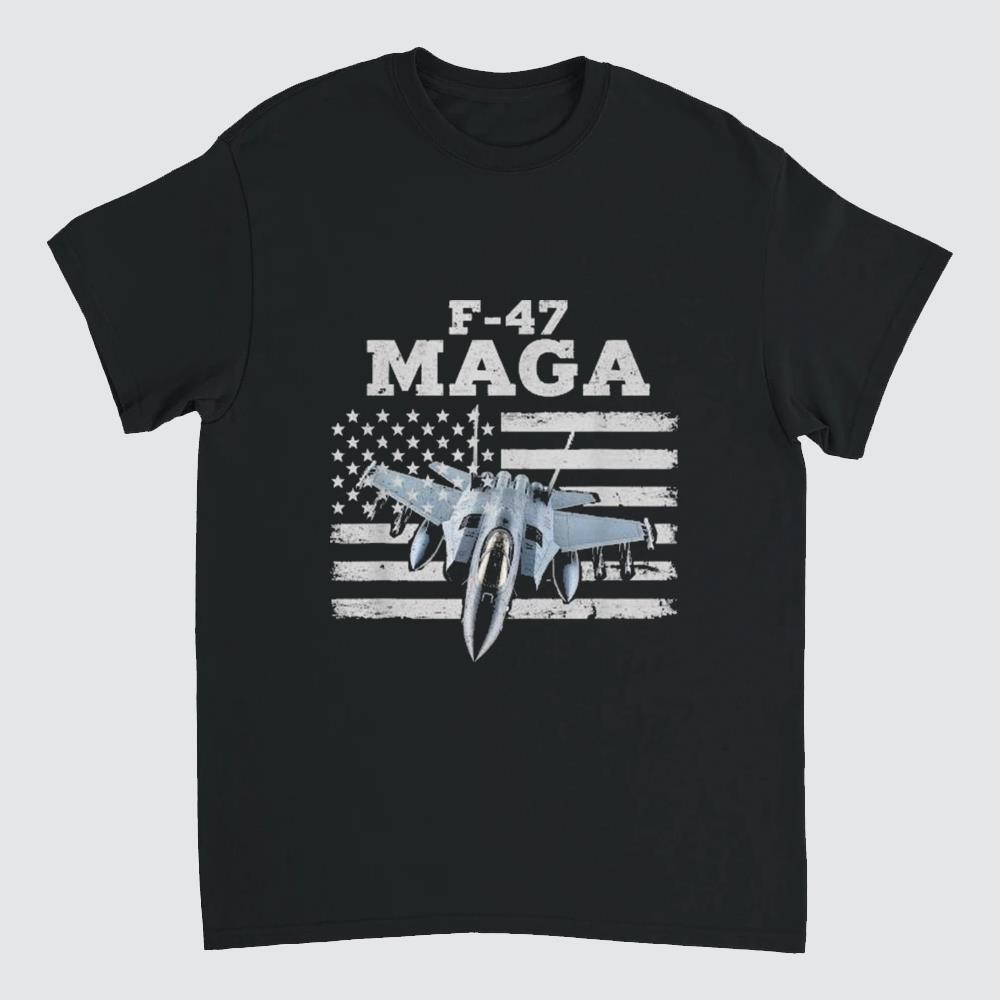 F47 Maga Fighter Jet F-47 Jet Fighter Aircraft Shirt
