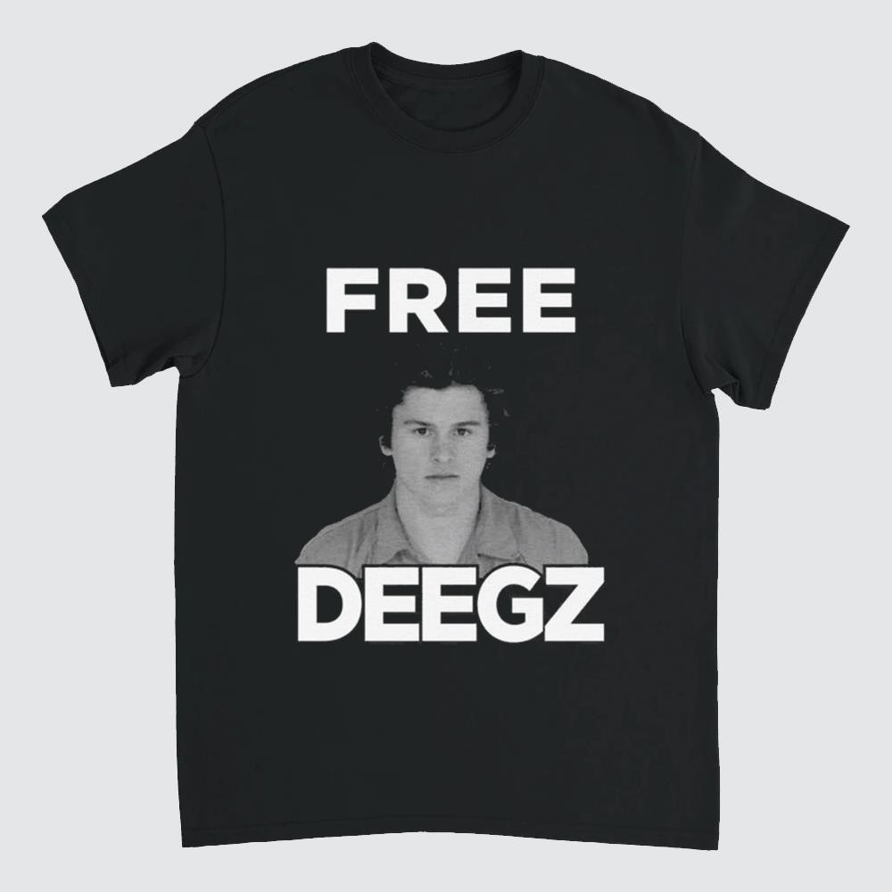 Free Deegz Arrested Mugshot Shirt