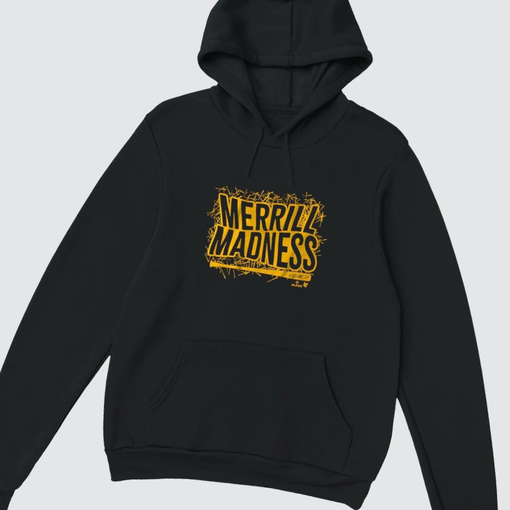 Jackson Merrill Merrill Madness Bat Text hoodie