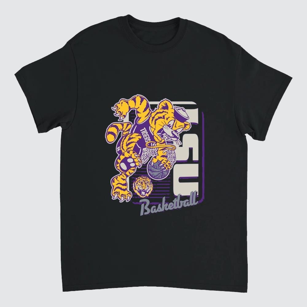 LSU Tigers Comfort Colors Mascot Dunk 2025 Shirt