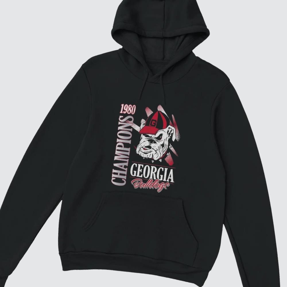 Mitchell & Ness Georgia Bulldogs Retro Brush Mineral Wash hoodie