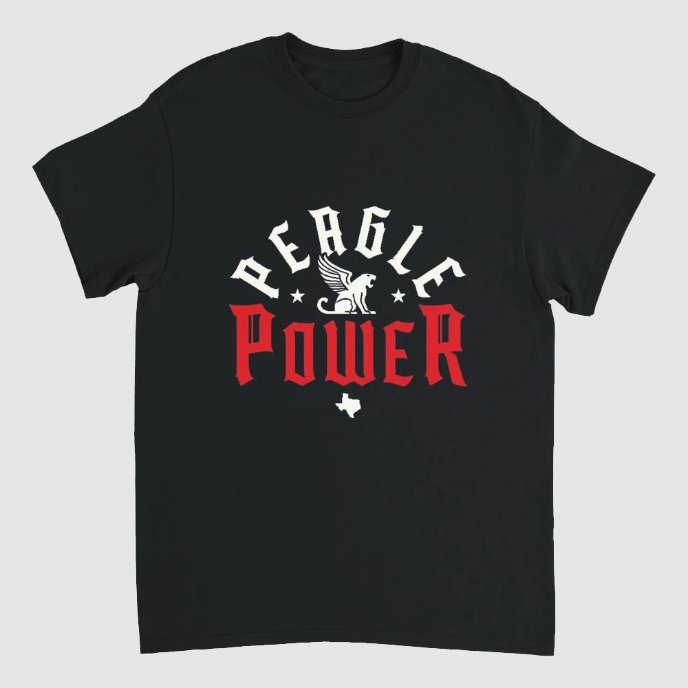 Peagle Power Texas Baseball Shirt