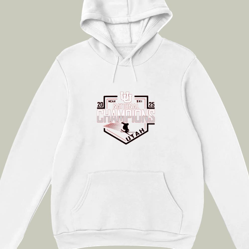 Utah Utes 2025 NCAA Skiing National Champions hoodie