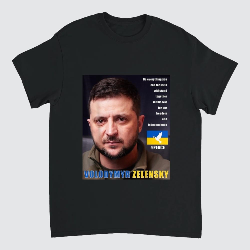 Volodymyr Zelensky Message Of Peace Shirt