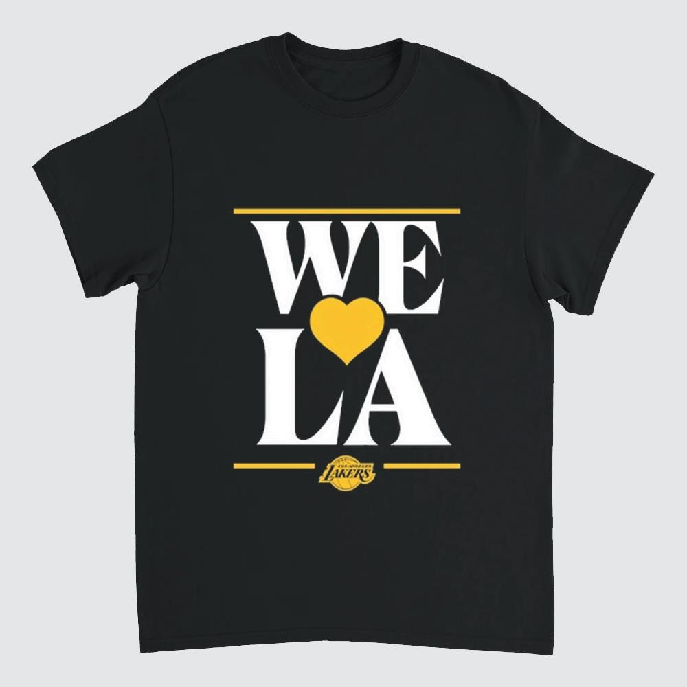 We Love Los Angeles Lakers Logo Shirt
