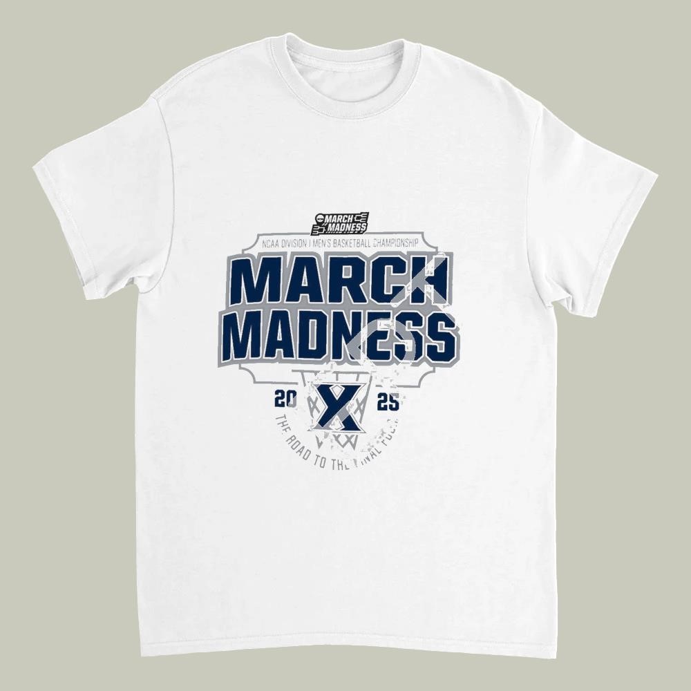Xavier Musketeers 2025 NCAA Division I Men's Basketball Championship March Madness The Road To The Final Four Shirt